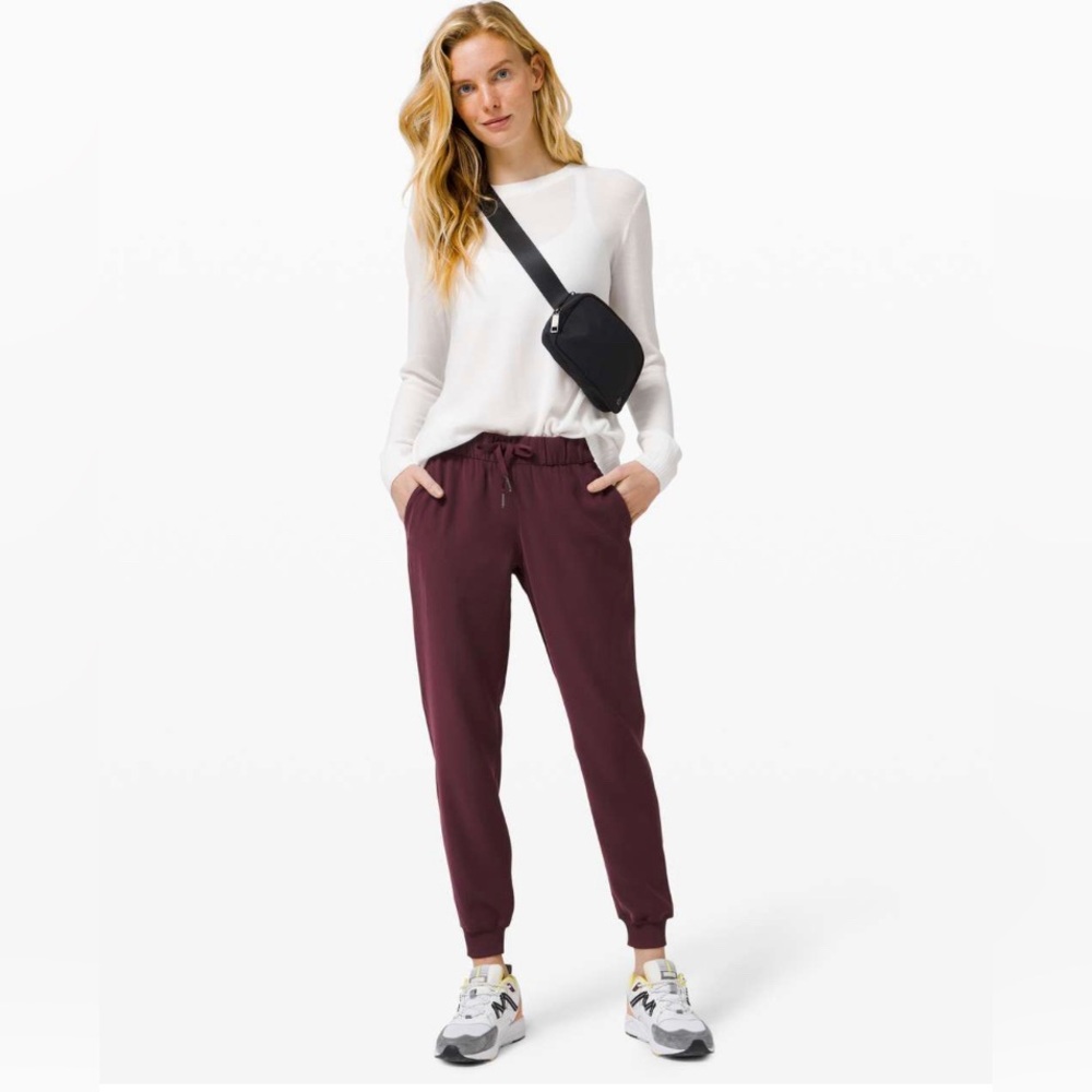 Lululemon Athletica On The Fly Pants Size 4 Drawstring Elastic Travel Athleisure